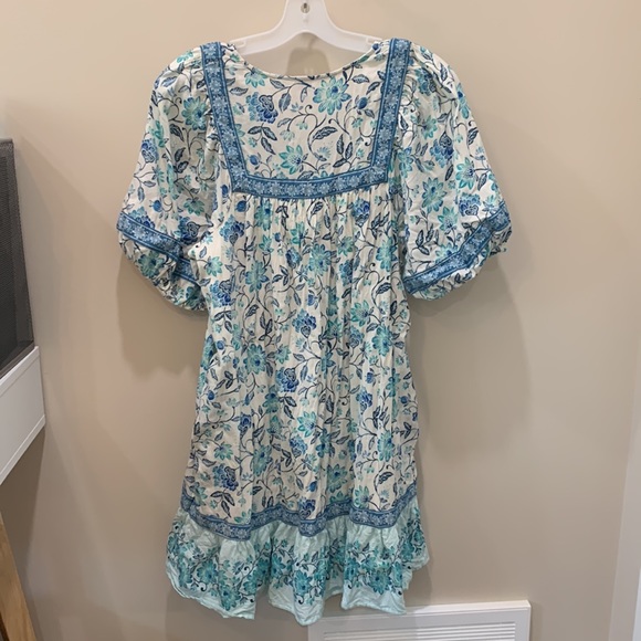 Blue Boho Dress - Picture 2 of 6